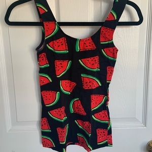 H&M, Graphic Watermelon Tank Top, Size: X Small